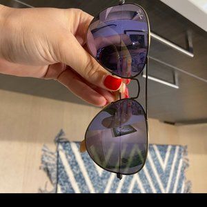 Ray-Ban Classic Aviator Purple Reflective Lens